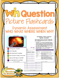 WH Question Picture Flashcards & Dynamic Assessment