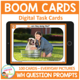 WH Question Prompts Set 1 Picture Cards for Language and W