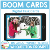 WH Question Prompts - Winter Picture Cards for Language an
