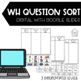 WH Question Sort- DIGITAL with Google Drive