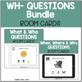 WH Questions BOOM Cards with Visuals | Speech Therapy | Autism