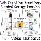 WH Questions Emotions and Feelings task cards for autism a