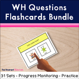 WH Questions with Visual Choice Flashcard BUNDLE Asking Qu