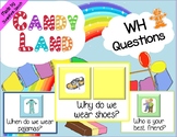 WH-Questions For CandyLand Boards