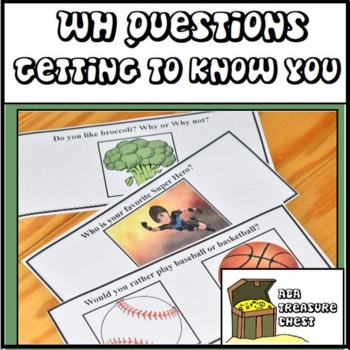 Preview of WH Questions: Getting to know you!