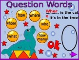 WH Questions Interactive PPT GAME (Who, What, When, Where,