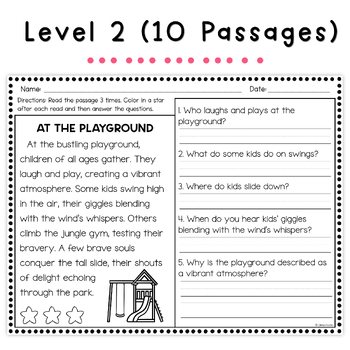 WH Questions Reading Comprehension for 2nd-3rd Grade! - FREE | TPT