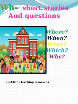 Preview of Digraph WH - Questions / Comprehension  Passages / Worksheets /Speech Therapy
