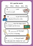 WH- Questions Worksheet for Grade 1 [Part 2]
