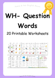 WH Questions and Answers Printable Worksheets, Wh Reading 