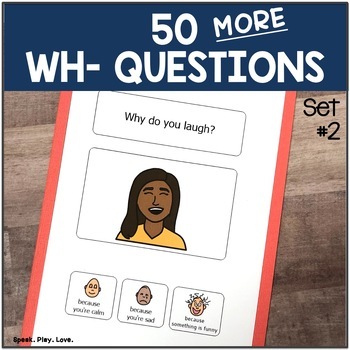 Preview of WH Questions with Pictures - Visual Choices - Speech Therapy - Autism AAC Set #2