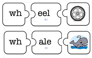 Preview of WH- digraph puzzles