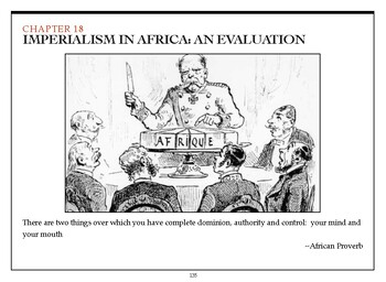 Preview of WH18 - Imperialism in Africa / An Evaluation - Document Based Question 