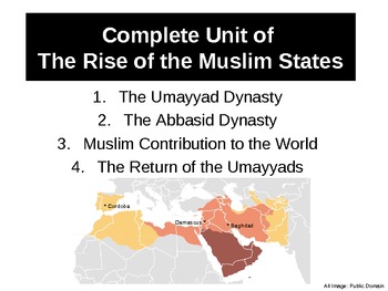 Preview of WH3 Unit of The Rise of the Muslim States