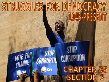 Preview of W35.2 - Democratic Challenges in Africa - PowerPoint Notes