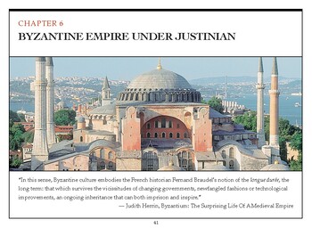 Preview of WH6 - Byzantine Empire Under Justinian - Document Based Question 