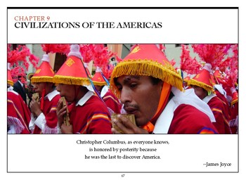 Preview of WH9 - Civilizations of the Americas - Document Based Question 