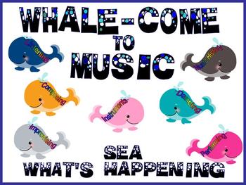 Preview of WHALEcome to Music Bulletin Board