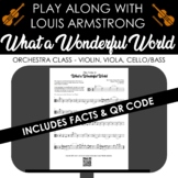 WHAT A WONDERFUL WORLD | Orchestra Class Play Along | Loui