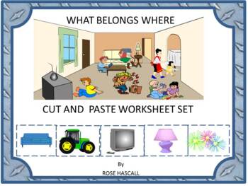 Preview of Sorting by Attributes Objects into Categories What Does Not Belong Worksheets