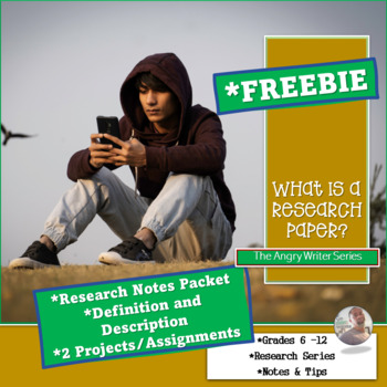 Preview of WHAT IS A RESEARCH PAPER? [FREEBIE]