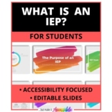 WHAT IS AN IEP: FOR STUDENTS - Accessibility Focused, EDIT