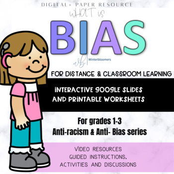 Preview of WHAT IS BIAS // Intro lesson for primary grades // Anti-racism series