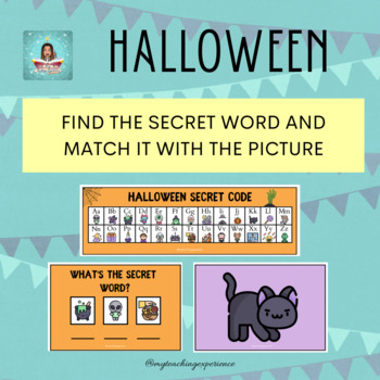 Preview of WHAT'S THE SECRET HALLOWEEN WORD?