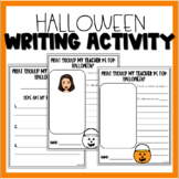 WHAT SHOULD MY TEACHER BE FOR HALLOWEEN | WRITING ACTIVITY