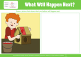 WHAT WILL HAPPEN NEXT ABA autism speech therapy sequencing ADHD FREE FREEBIE
