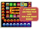 WHAT'S YOUR FATE?  A PRESS YOUR LUCK-LIKE SMART BOARD GAME