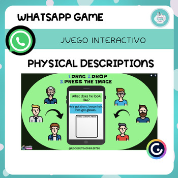 Preview of WHATSAPP GAME: PHYSICAL DESCRIPTIONS