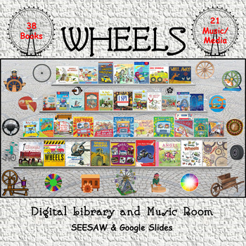 Preview of WHEELS Digital Library & Music/Media Room: GoogleSlides/SEESAW