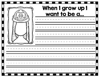 WHEN I GROW UP... WRITING ACTIVITY by FabFileFolders | TpT