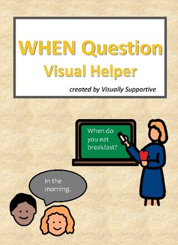 Preview of WHEN Question Visual Helper