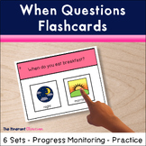 WHEN Questions Flashcards, WH Questions with Visual Choice