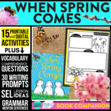 WHEN SPRING COMES activities READING COMPREHENSION - Book 