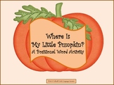 Pumpkin Preposition Interactive Project- Early Primary and