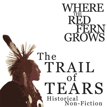 Preview of WHERE THE RED FERN GROWS Nonfiction Historical Reading Passage - Trail of Tears