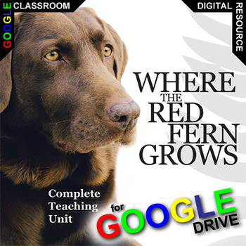 Preview of WHERE THE RED FERN GROWS Unit Plan Lesson DIGITAL Rawls Novel Study Guide