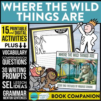 Preview of WHERE THE WILD THINGS ARE activities READING COMPREHENSION - Book Companion