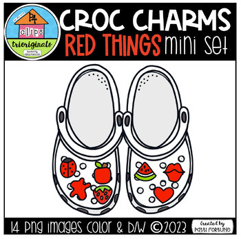 CROC Charms FUN Bundle (P4Clips Trioriginals) CROC CLIPART