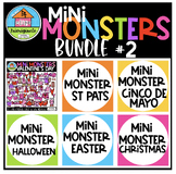 WHILE I DRAW Mini Monster Bundle #2 (P4Clips Trioriginals)