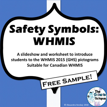 Preview of WHMIS - Introduction ppt & Worksheet