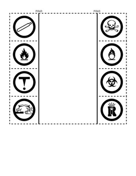 Preview of WHMIS Symbols Foldout (FREEBIE)