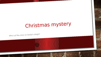 Preview of WHO DID IT? Christmas Mystery