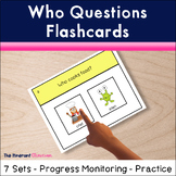 WHO Questions Flashcards, WH Questions with Visual Choices