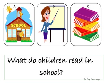 WHO WHAT WHERE- Questions for preschool and early elementary. by