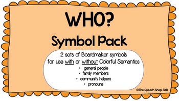 Preview of WHO? (people) Symbol Pack