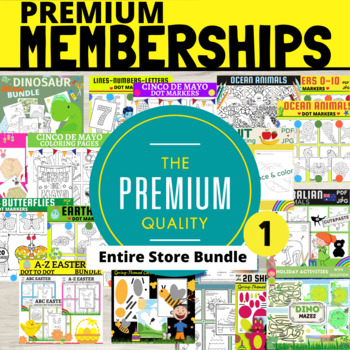 Preview of WHOLE STORE BUNDLE 286 products Entire Store Bundle 100% Printables HQ